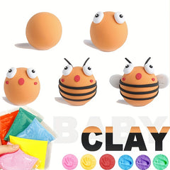 50g Hand Footprint Mud Fingerprint Anti-pressure Rubber Mud Toddler Handcraft