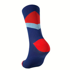 Geometric Pattern Mid calf Socks for Outdoor Activities