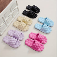 Fashionable Bubbles Slides Summer House Slippers