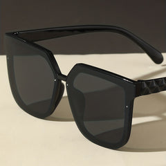 Large Square Sunglasses Rivet Anti Glare UV400 Sun Shades for Driving