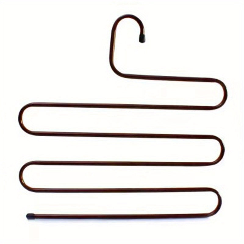 Stainless Steel Art Pants Rack S-shaped Pants Clip Hanger