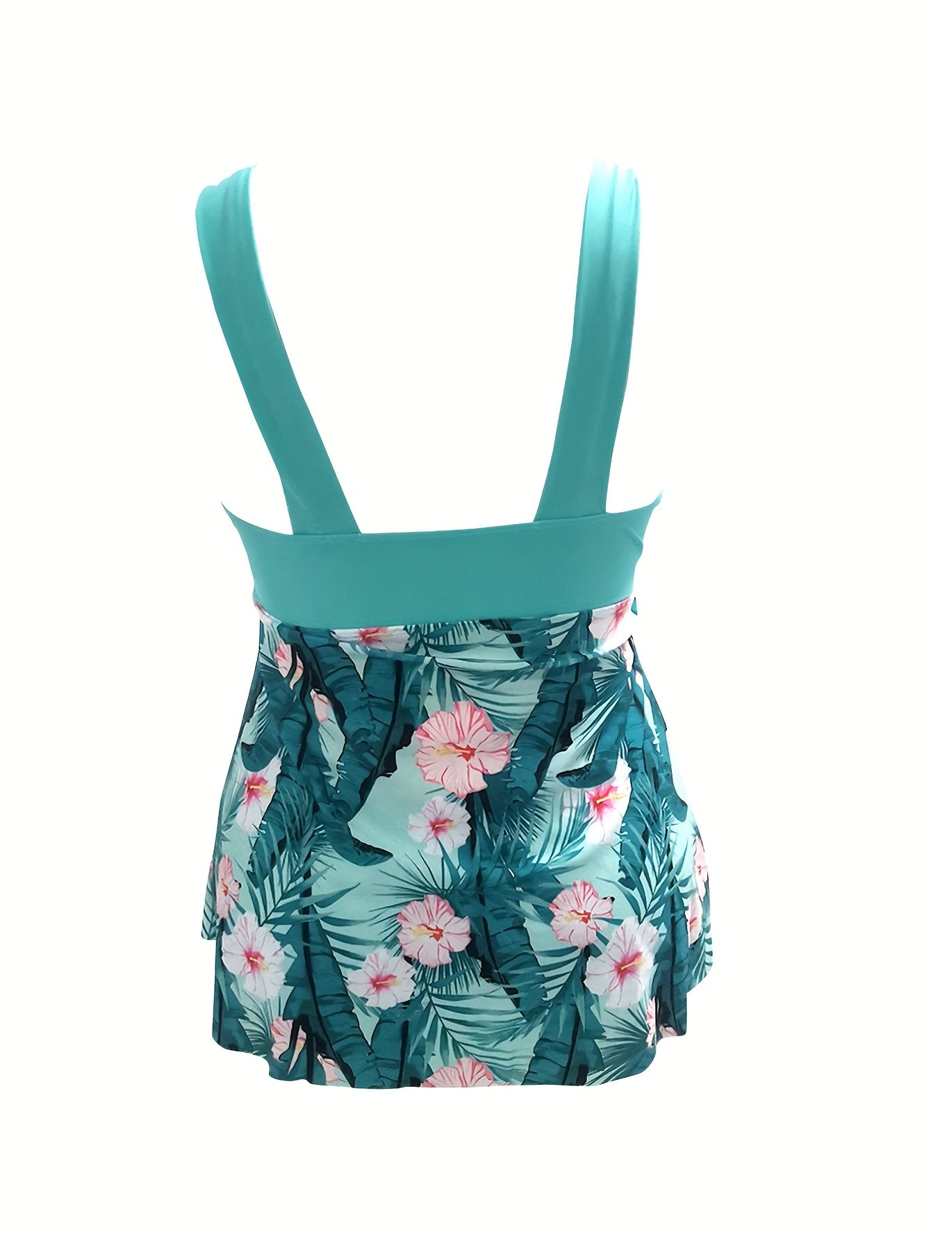 Vacay Tankini Set Tropical Print Cami Top & Panty Swimsuit Set