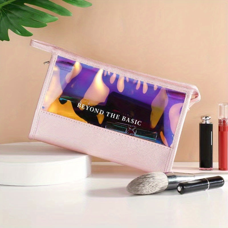 Holographic Makeup Bag For Travel Lazy Laser Makeup Pouch