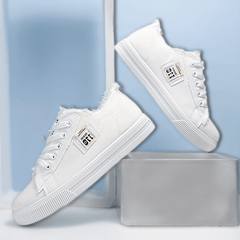 Women's Low Top Canvas Shoes Lace Up Sports Sneakers