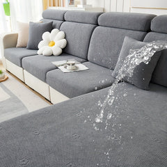 Waterproof Jacquard Sofa Cover Stretch Slipcover Anti-scratch Furniture Protecto