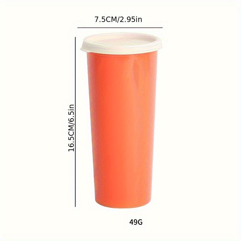 Small Plastic Water Cup With Lid Single layer Handy Cup