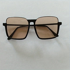 Large Square Sunglasses UV400 Sun Shades Glasses with Case