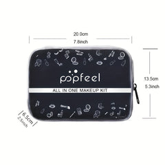 Complete Women's Makeup Set - Eyeshadow Palette Lipstick Concealer Blush