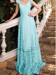 Boho Lace Wedding Dress V Neck Cocktail Party Dress