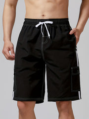 Tropical Swim Trunk Beach Shorts Men's Swimwear - Quick Drying