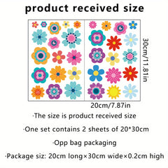 2pcs Bathtub Sticker Waterproof Self-adhesive Removable Wall Decals