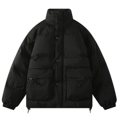 Casual Puffer Coat Warm Jacket for Winter Sports Women