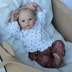 Realistic 18 Inch Reborn Baby Doll Newborn Girl Hand Painted