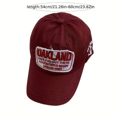 Letter Embroidery Patch Baseball Cap Classic Cotton Unisex Dad Hats