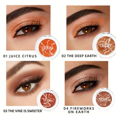 Sheer Nude Eyeshadow with Silver Glitter Texture