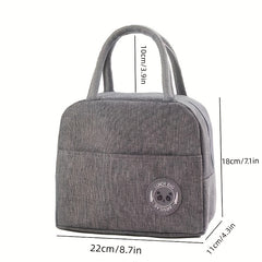 Insulated Lunch Box Bag Aluminum Foil Bento Cooler Handbag for Work & Out