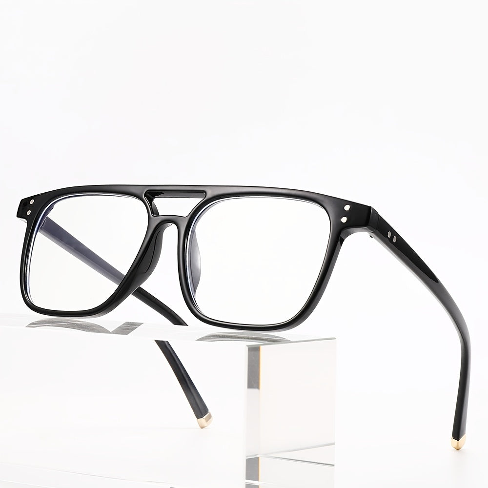 Men's Transparent Frame Flat Mirror