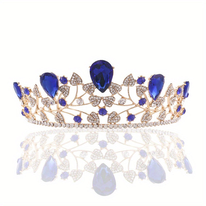 Crystal Rhinestone Crown Tiara Wedding Hair Accessories