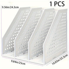 Desktop Storage Rack for Office Supplies and Literature Display