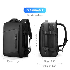 18 Cm Laptop Backpack Raincoat Male Bag USB Recharging Anti-thief Travel