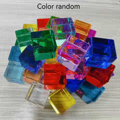 Acrylic Colorful Building Blocks Set