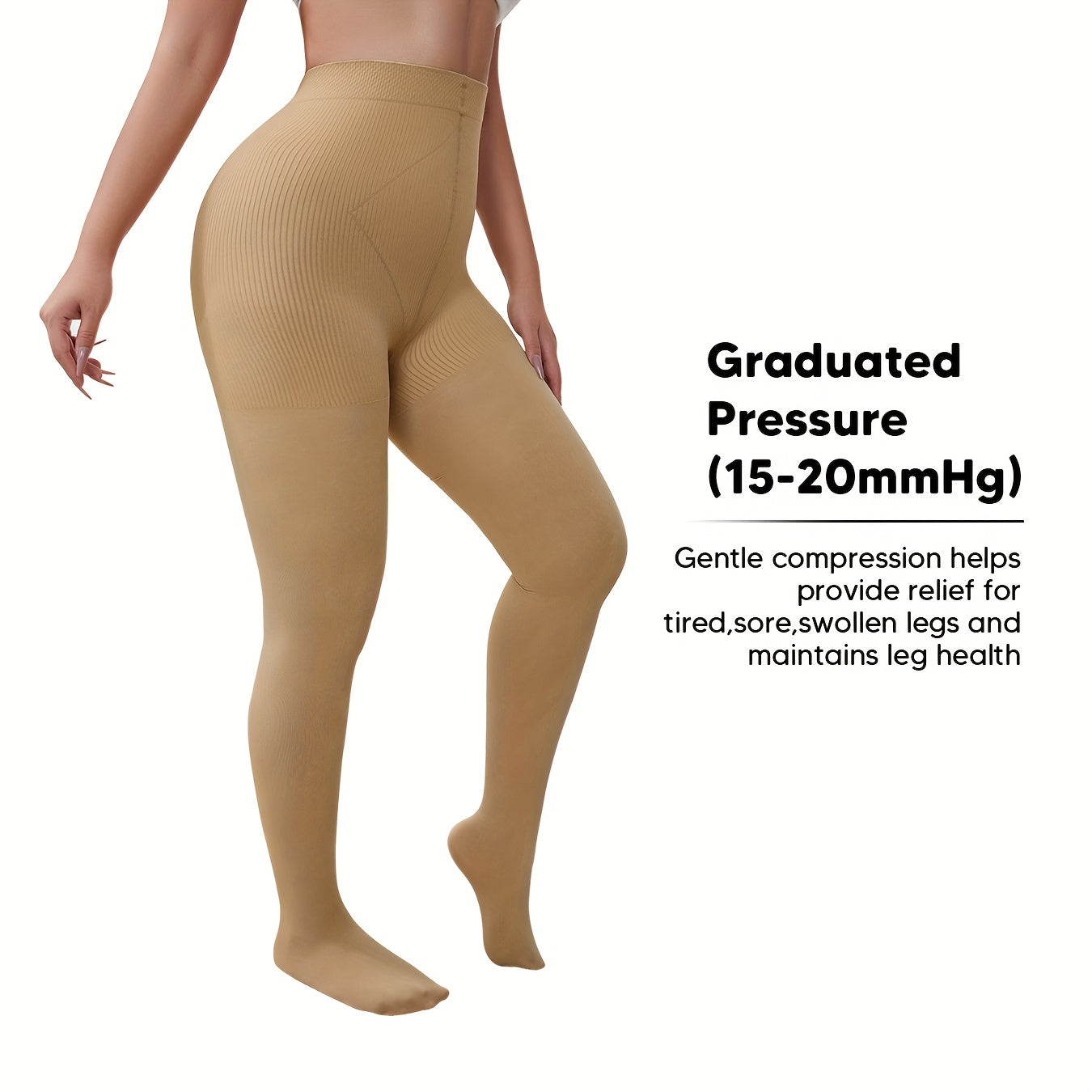 15-20mmHg Compression Pantyhose for Women