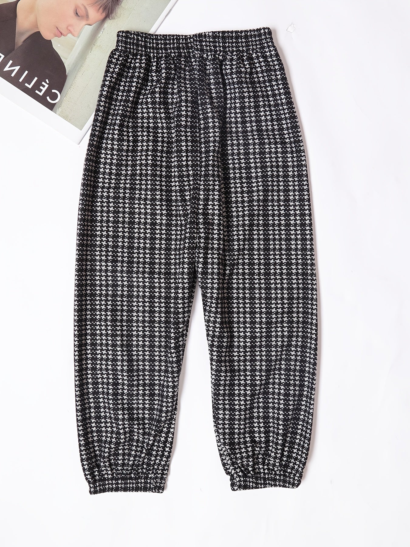 Boys Casual Plaid Long Pants for Spring & Autumn Kids Clothing