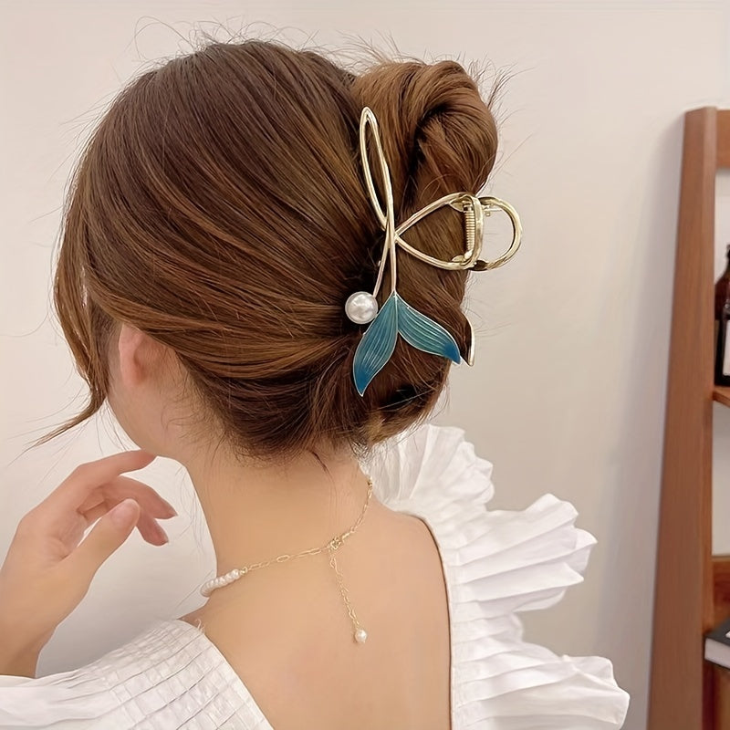 Whale Tail Claw Clips Hair Accessory for Women