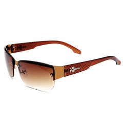 Men's Metal Frameless Copy Sunglasses Square Cycling Sunshade Glasses