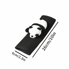Panda Seat Belt Fixer Plush Baby Shoulder Pad Set