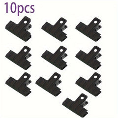 10pcs Large Iron Clip Ticket Clip Office Stationery Clip