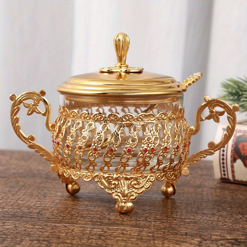 Creative Glass Sugar Cup Kitchen Seasoning Jar