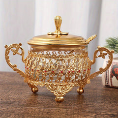 Creative Glass Sugar Cup Kitchen Seasoning Jar