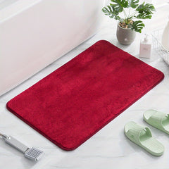 1pc Absorbent Bathroom Floor Mat, Anti-Skid Doormat Carpet