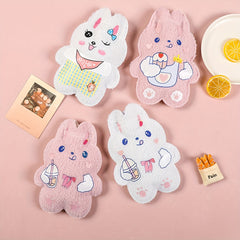 Cartoon Teddy Velvet Hot Water Bag Hand Warmer Hot Compress Water Bag 350ml