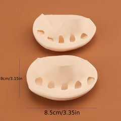 Invisible Foot Sock Pad High Heeled Insole Socks Non-slip Open Toe Forefoot Pad
