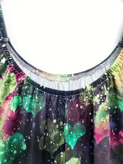 Women's Plus Heart Print Stretch Cami Beach Dress