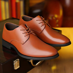 Men's Lace-Up Derby Shoes Business Formal Dress Wedding Events