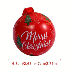 Christmas Candy Box Kindergarten Elf Ball Cartoon Round Small Candy Box