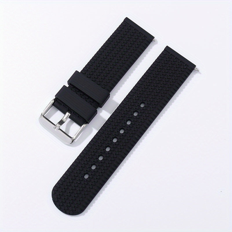 Sport Rubber Watch Strap Quick Release Silicone Watchband 18-24mm