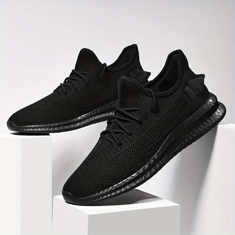 Men's Knitted Lightweight Comfy Casual Shoes For Traveling Hiking