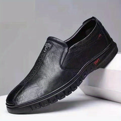 Men's Comfy Slip On Loafer Shoes with Stitch Detail