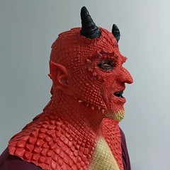 Latex Head Cover Ball Mask for Men