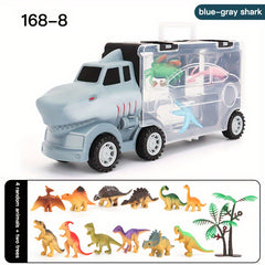 Inertial Pull Back Toy Car Simulation Dinosaur Animal Model Hand Storage Car Toy