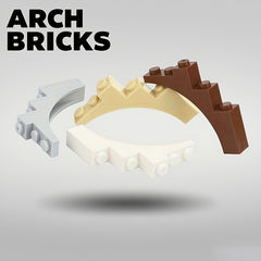 Building Blocks 2339 14395 Compatible 1X5X4 Arch Branches Bridge Element