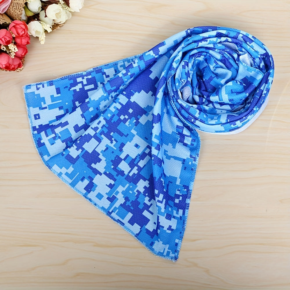 3 Pack Camouflage Print Towels for Heatstroke Prevention