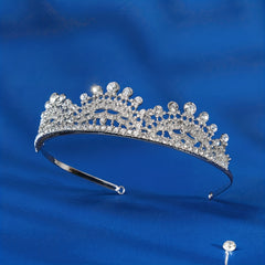 Baroque Wedding Crown and Queen Crowns Rhinestone Bridal Tiara
