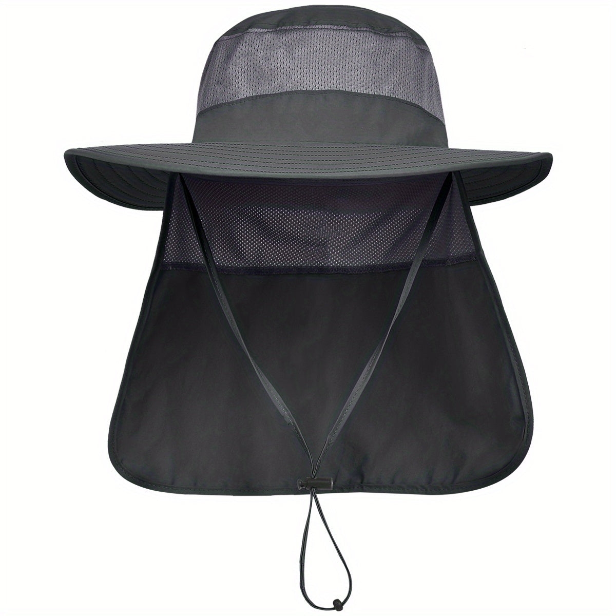 UPF 50 Sun Protection Safari Cap with Neck Flap