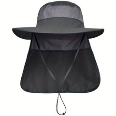 UPF 50 Sun Protection Safari Cap with Neck Flap