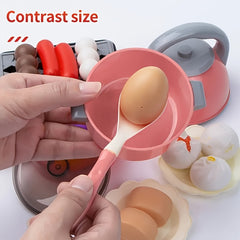 Kitchen Cooking Utensils Set with Food Dolls